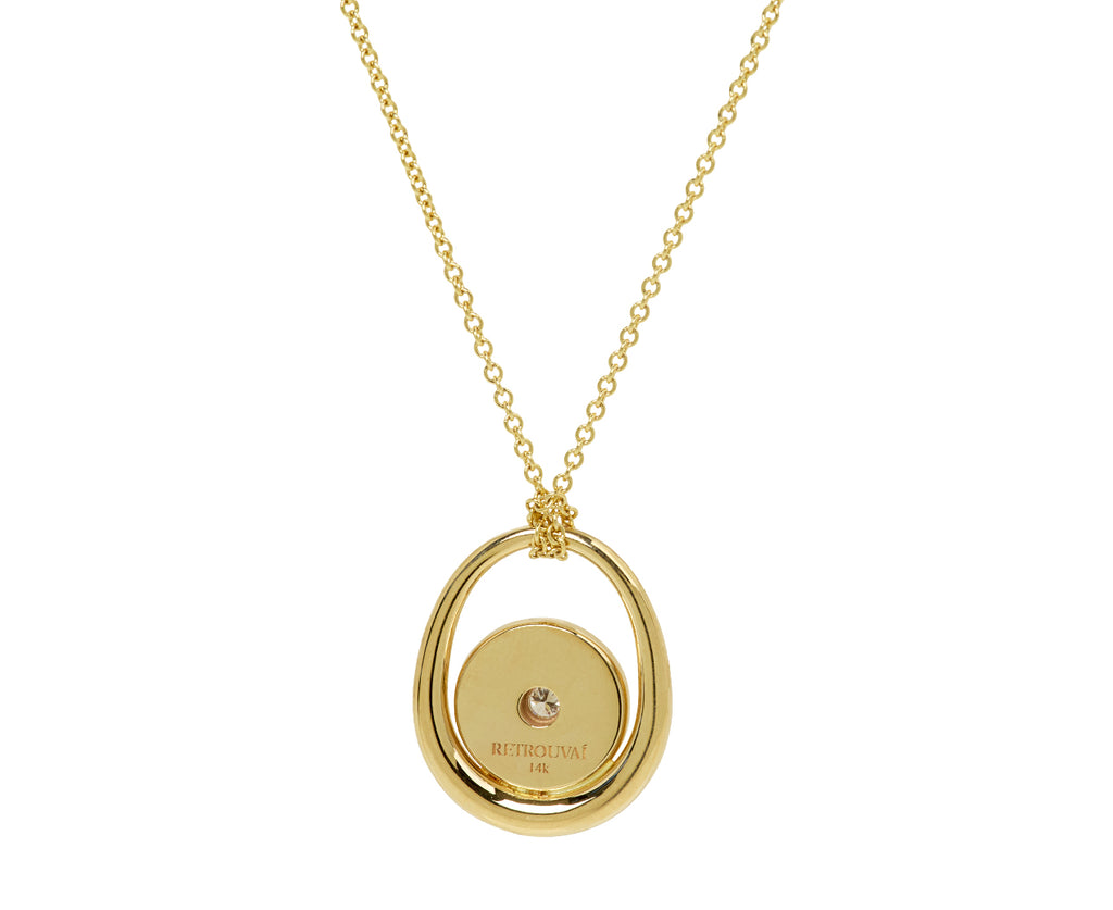 Carnelian Midi Compass Sling Pendant Necklace
