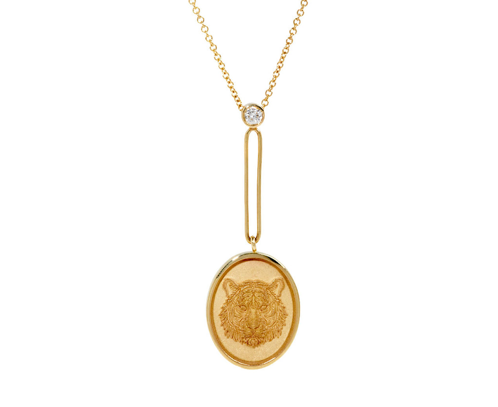 Grandfather Fantasy Tiger Signet Necklace