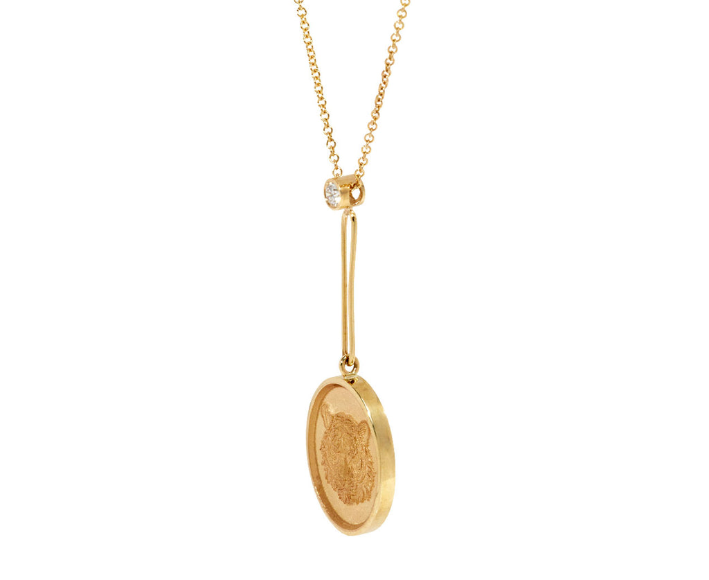 Grandfather Fantasy Tiger Signet Necklace