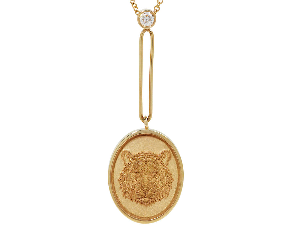 Grandfather Fantasy Tiger Signet Necklace