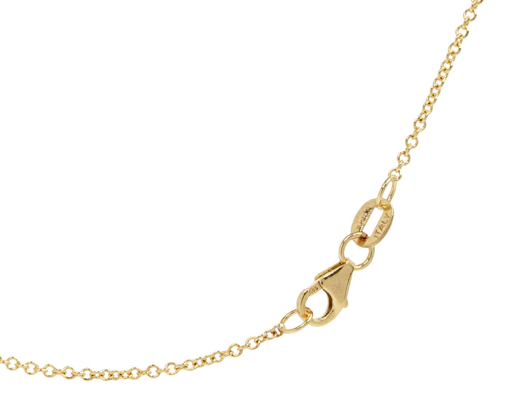 Diamond Flying Pig Fantasy Signet Necklace