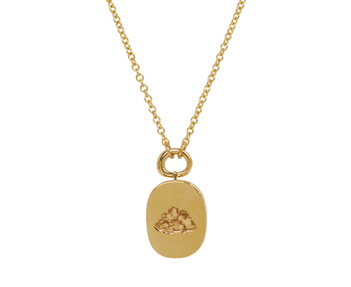 Petite Cloud Locket Necklace