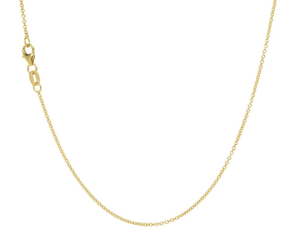 Petite Bonded Flower Lapis Pendant Necklace