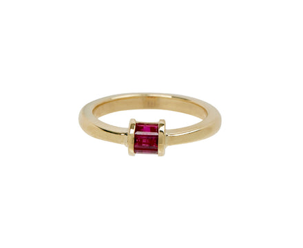 Ruby Petite Magna Barrel Ring