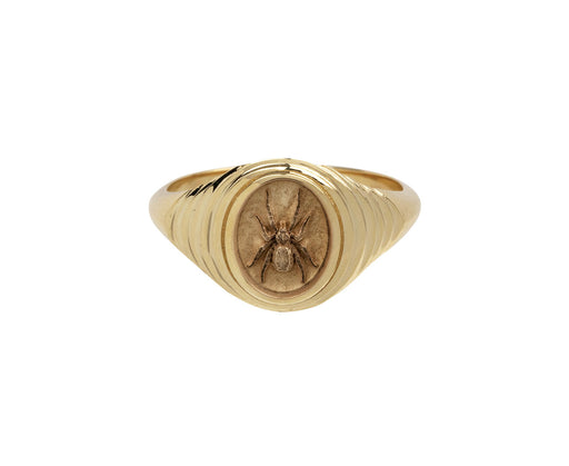 Tiered Spider Fantasy Signet Ring