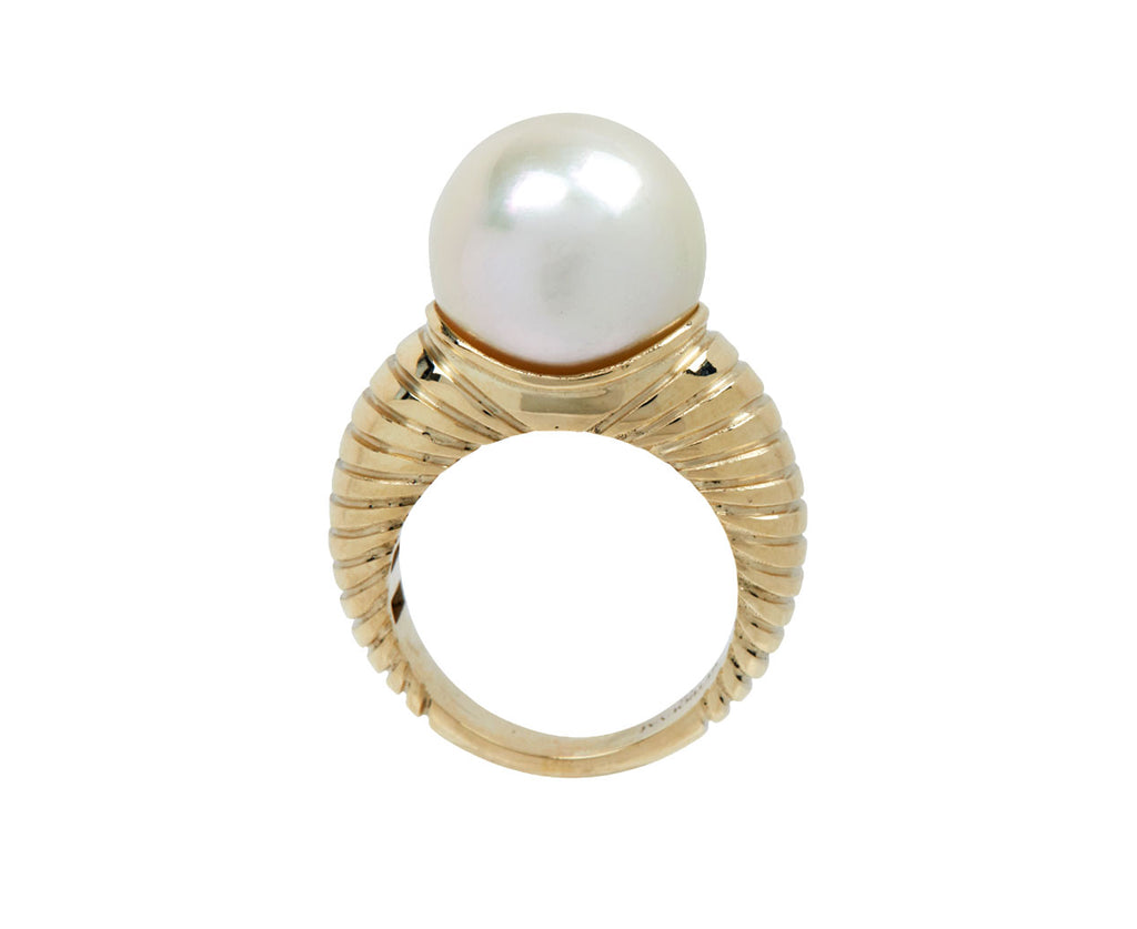 Grandfather Pearl Modern Love Ring