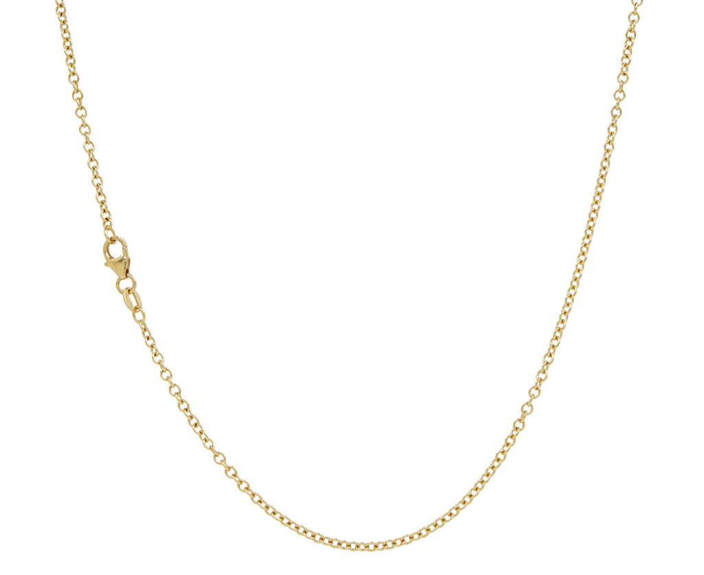 Asscher Cut Diamond Heirloom Bezel Necklace