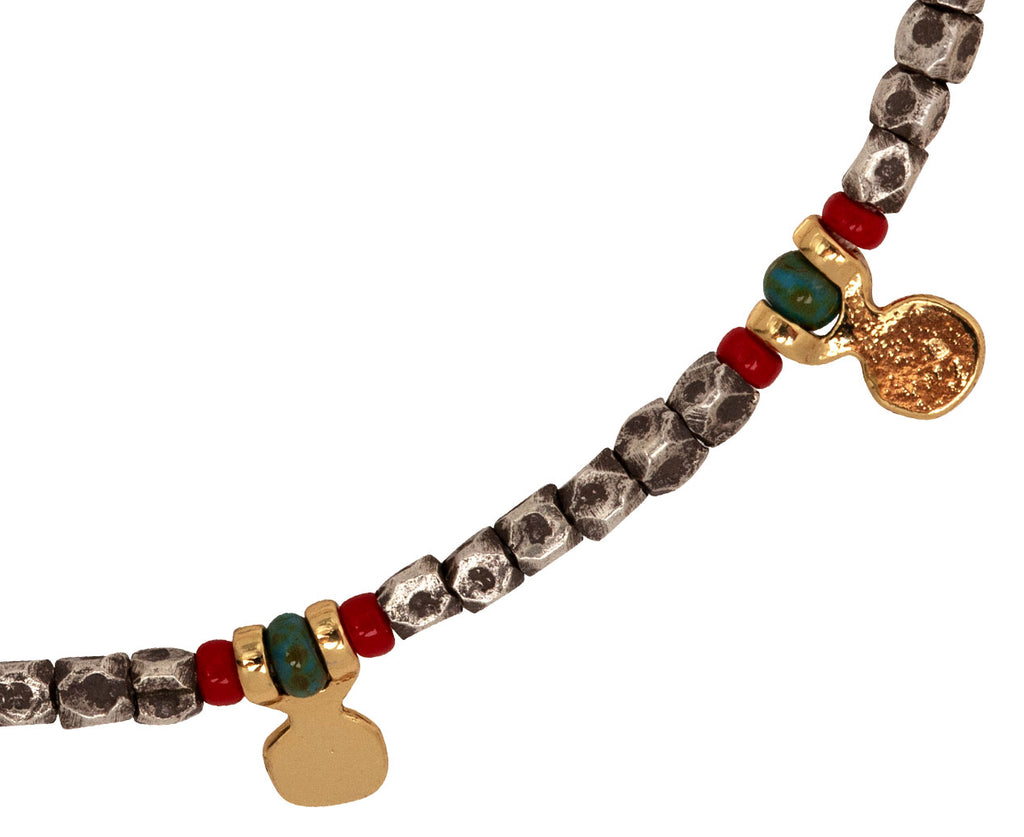 Tai Seed Bead Bracelet with Japanese Beads - Closeup