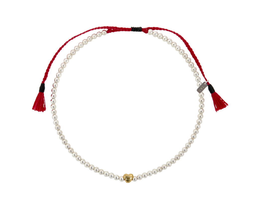 Tai Silver Beaded Bracelet