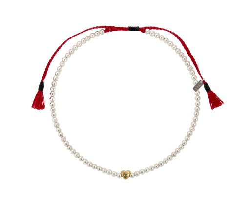 Tai Silver Beaded Bracelet