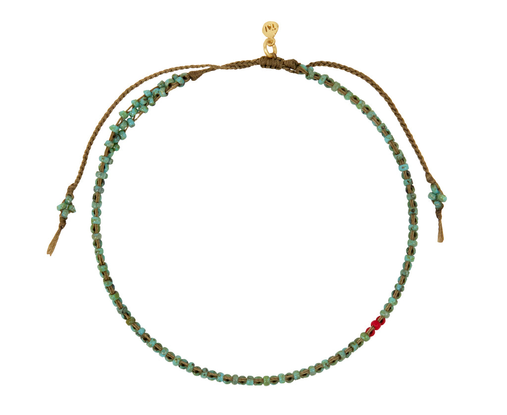 TaI Tiny Turquoise Beaded Bracelet