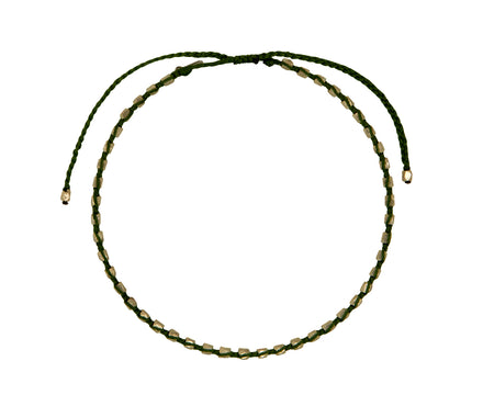 Tai Sterling Silver Woven Beaded Bracelet