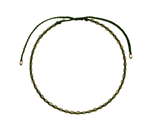 Tai Sterling Silver Woven Beaded Bracelet