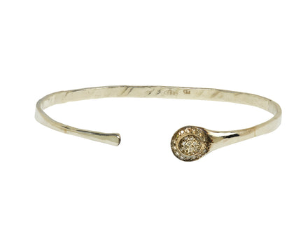 Rosa Maria Tzigane Silver and Diamond Cuff Bracelet