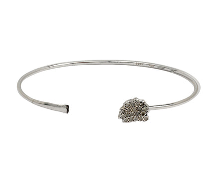 Rosa Maria Tzigane Silver and Diamond Cuff Bracelet