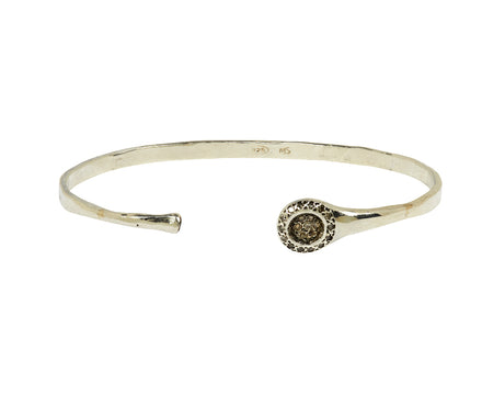 Rosa Maria Tove Silver and Diamond Cuff Bracelet