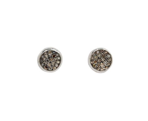 Rosa Maria Cognac Diamond Bo Belquis Stud Earrings