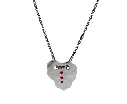 Rosa Maria Ruby PE Nabiz Pendant Necklace