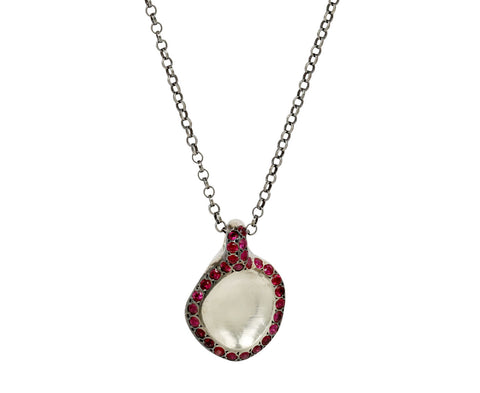 Rosa Maria Ruby PE Pendant Necklace