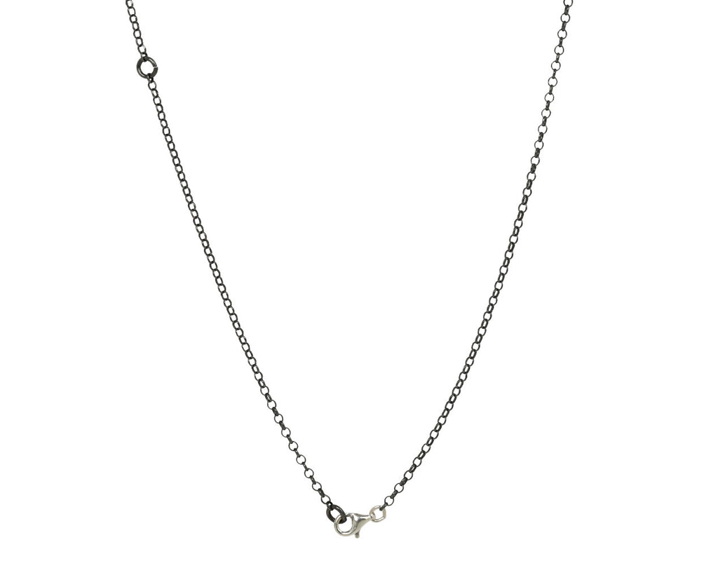 Rosa Maria Cognac Diamond Olympe PE Pendant Necklace - closure