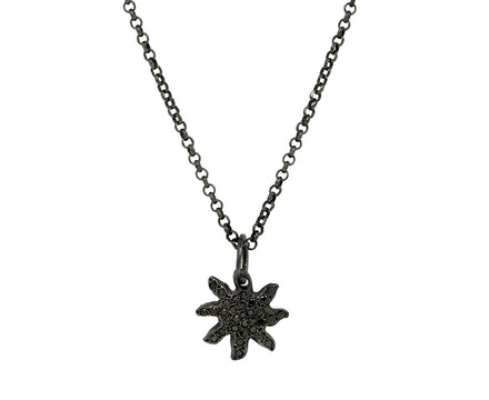 Rosa Maria Black Diamond PE Sunny Pendant Necklace