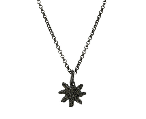 Rosa Maria Black Diamond PE Sunny Pendant Necklace