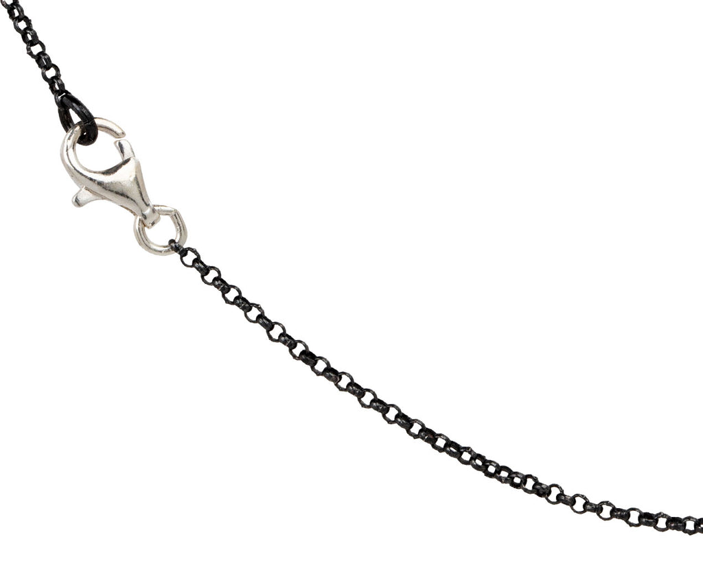 Rosa Maria Smoky Quartz and Gray Diamond Pendant Necklace - Closure