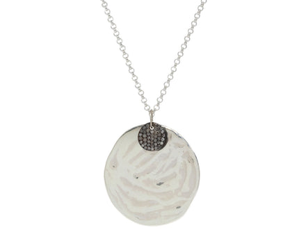 Rosa Maria Diamond Saturn and Jupiter Pendant Necklace