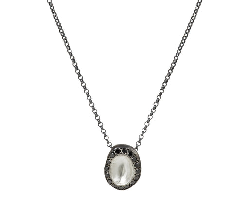 Rosa Maria Black Diamond PE Pendant Necklace
