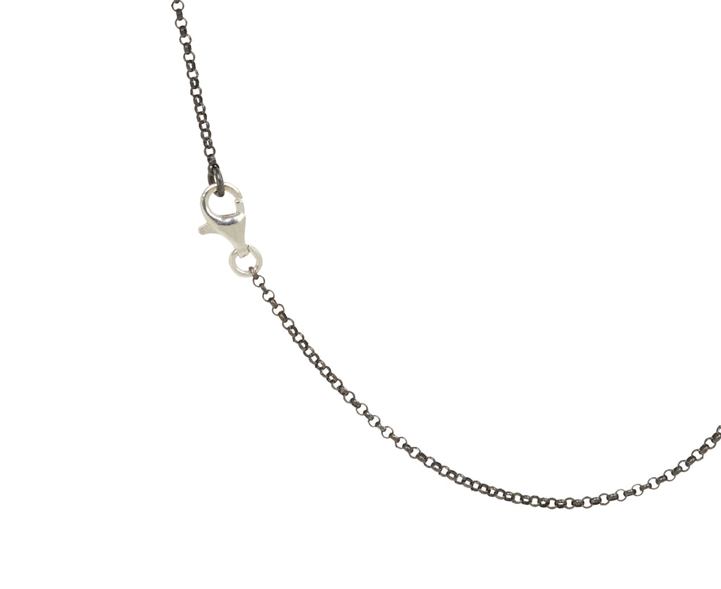 Rosa Maria Black Diamond PE Pendant Necklace - Closure