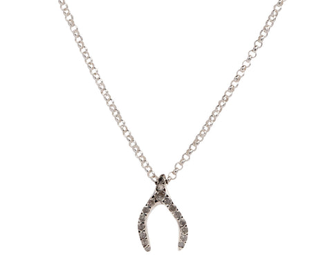 Diamond Lucky Bone Necklace