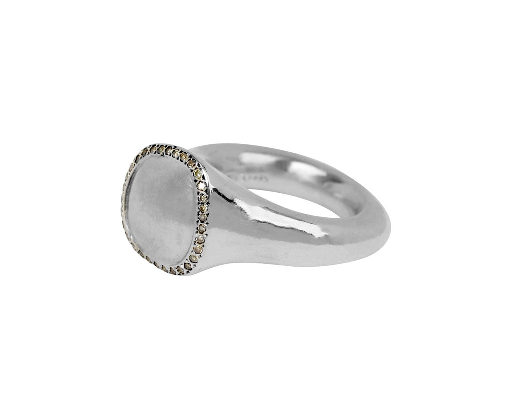 Rosa Maria Cognac Diamond Viza Ring - side
