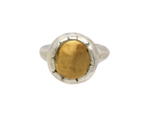 Rosa Maria Silver and Copper Robbie Ring