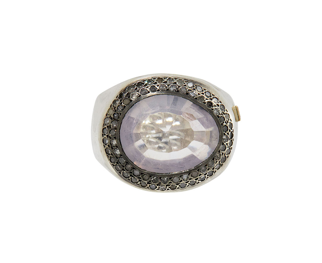 Lilac quartz ring hot sale