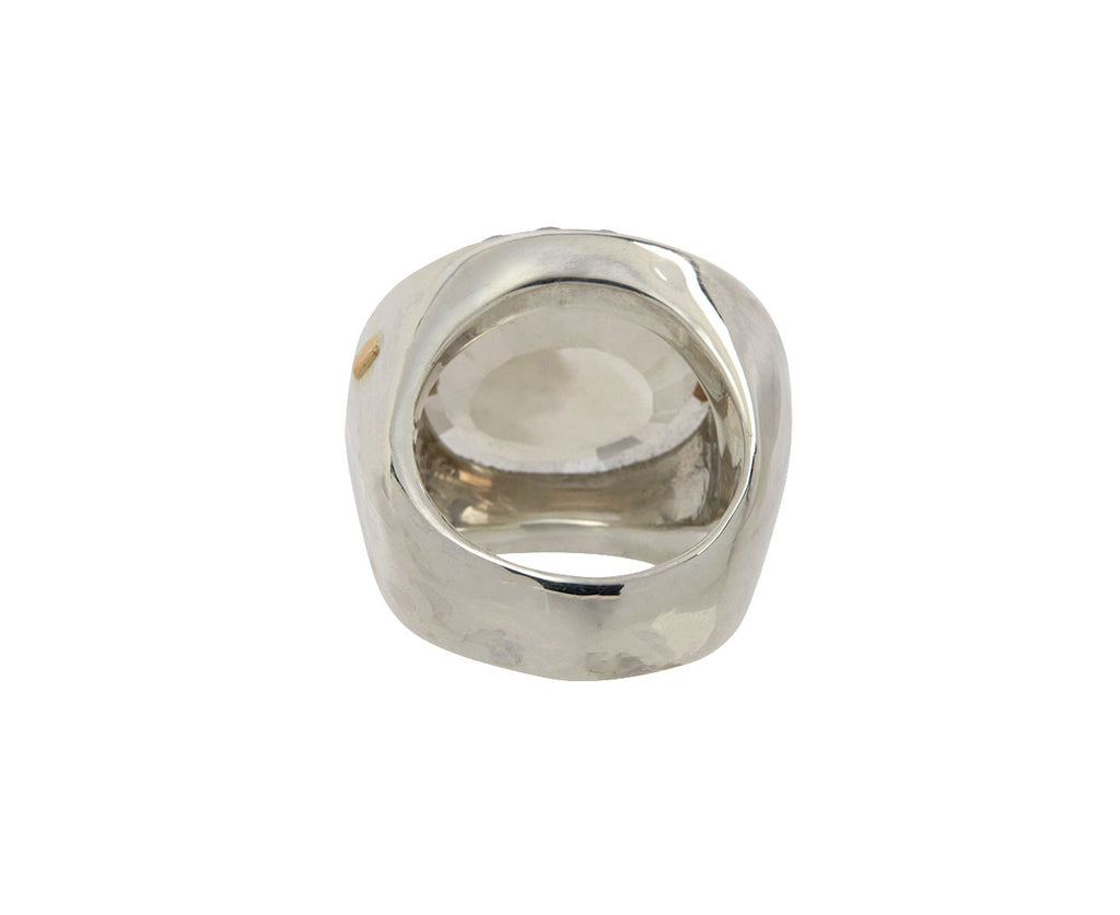 Rosa Maria Yellow Diamond and Topaz Verone Ring - Back View