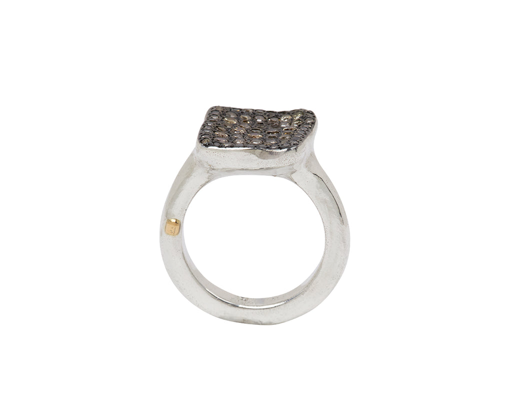 Rosa Maria Cognac Diamond Leslie Ring - Top Down