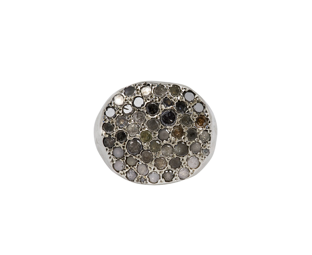 Rosa Maria Icy Grey Diamond Aynur Ring