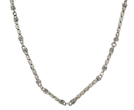 Rusty Thought Twisted Link Chain Necklace