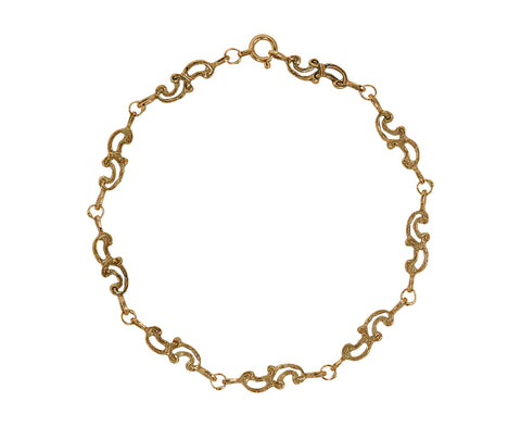 Rusty Thought Lacy Sword Link Bracelet