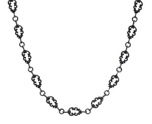 Rusty Thought Lacy Cloud Link Necklace