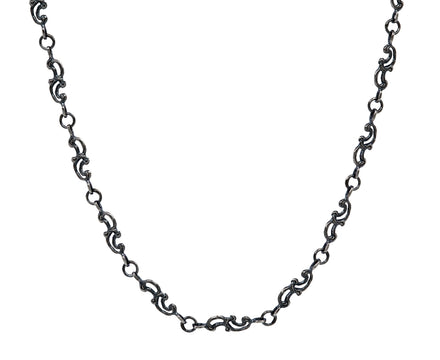 Rusty Thought Lacy Sword Link Necklace