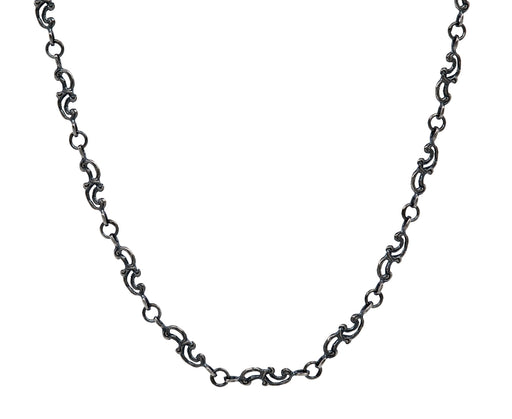 Rusty Thought Lacy Sword Link Necklace