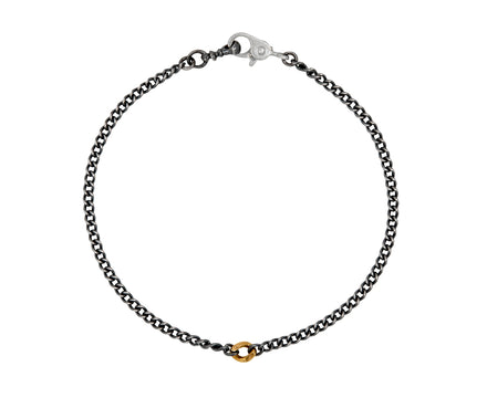 Rusty Thought Mixed Metal Chain Bracelet