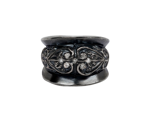 Rusty Thought Four Hearts Ring