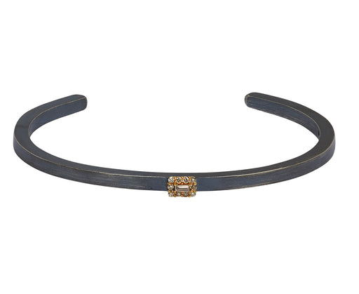 Rusty Thought Diamond Cuff Bracelet