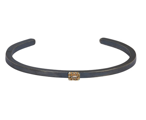 Rusty Thought Diamond Cuff Bracelet