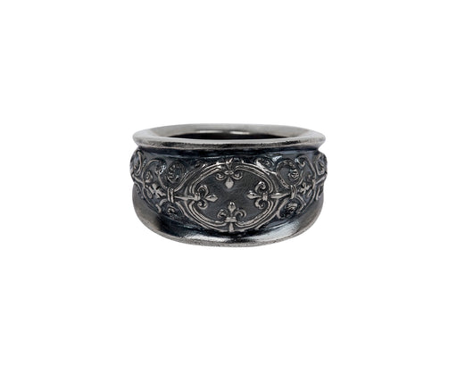 Rusty Thought Fleur De Lys Ring
