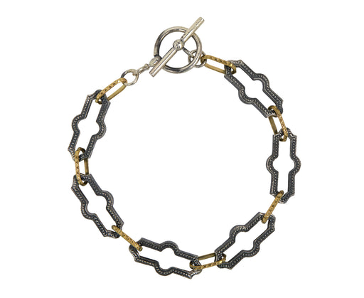 Rusty Thought Mixed Metal Bracelet