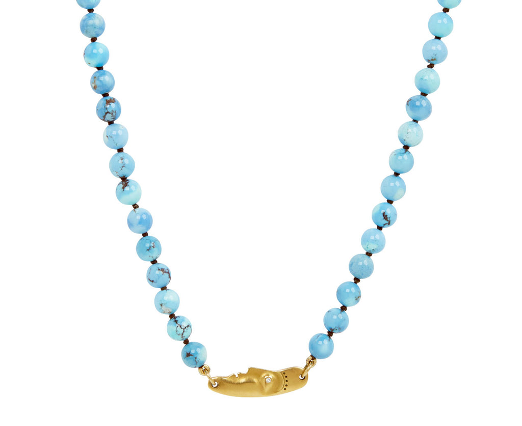 Alex Sepkus Kazakhstan Turquoise Big Sleep Beaded Necklace
