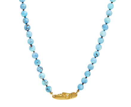 Alex Sepkus Kazakhstan Turquoise Big Sleep Beaded Necklace